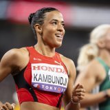 Ditaji Kambundji qualifiée pour la finale du 100 m haies des Mondiaux KEYSTONE/MICHAEL BUHOLZER